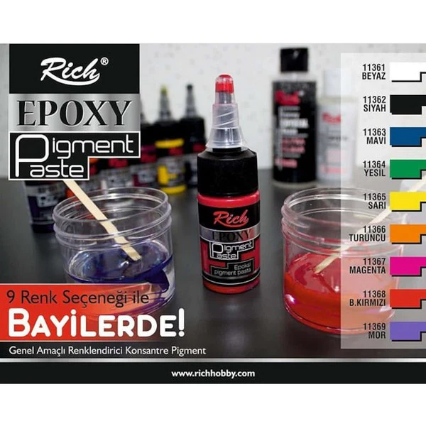 Epoxy Pigment Paste 20 cc