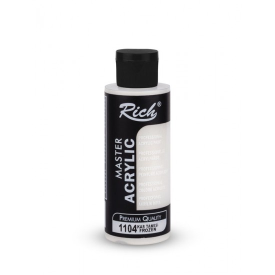 1104 Snow Flake – Rich Master Acrylic Paint 120 cc