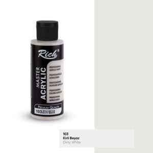 103 Dirty White - Rich Master Acrylic Paint 120 cc