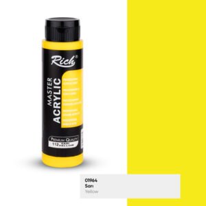 112 500 master 112 Yellow - Rich Master Acrylic Paint 500 cc