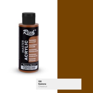 130 Chestnut - Rich Master Acrylic Paint 120 cc