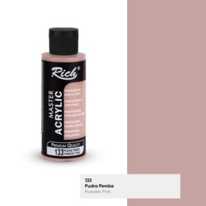 133 Powder Pink - Rich Master Acrylic Paint 120 cc