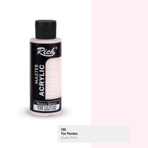 135 Dusty Pink - Rich Master Acrylic Paint 120 cc