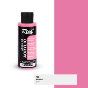 138 Pink - Rich Master Acrylic Paint 120 cc
