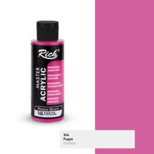 144 Fuchsia - Rich Master Acrylic Paint 120 cc