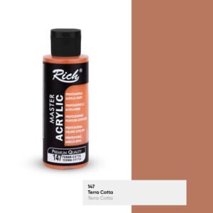 147 Terra Cotta - Rich Master Acrylic Paint 120 cc