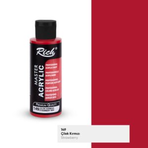 149 Strawberry Red - Rich Master Acrylic Paint 120 cc