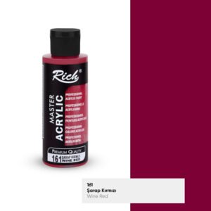 161 Wine Red - Rich Master Acrylic Paint 120 cc