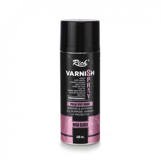 04548 Rich Varnish Spray - High Gloss 400 ml.