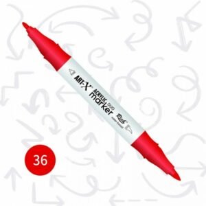 ART-X Acrylic Marker Duo - 36 Red