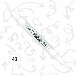 ART-X Acrylic Marker Duo - 43 White