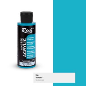 190 Turquoise - Rich Master Acrylic Paint 120 cc