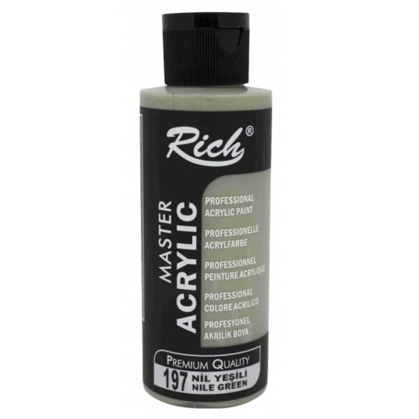 197 Nile Green - Rich Master Acrylic Paint 120 cc