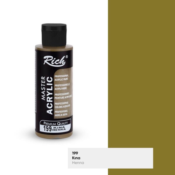 199 Henna - Rich Master Acrylic Paint 120 cc