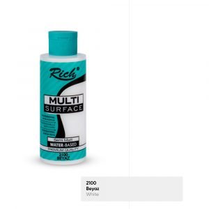 2100 White - Rich Multi Surface Acrylic Paint 120 cc