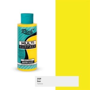 2129 Yellow - Rich Multi Surface Acrylic Paint 120 cc