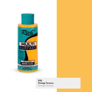 2132 Vintage Orange - Rich Multi Surface Acrylic Paint 120 cc