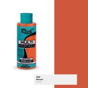 2136 Coral - Rich Multi Surface Acrylic Paint 120 cc