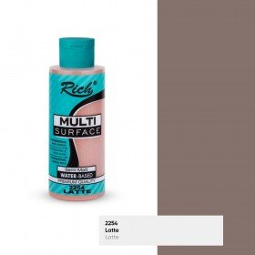 2254 Latte - Rich Multi Surface Acrylic Paint 120 cc
