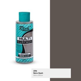2316 retro black 2316 Retro Black - Rich Multi Surface Acrylic Paint 120 cc