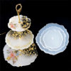 3 Round Layers Serving Tray - M002