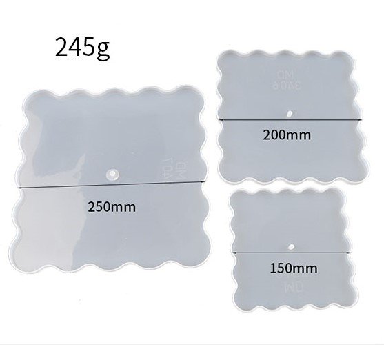 3 Square Layers Serving Tray - M003
