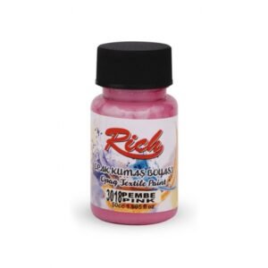 3018 Pink - Rich Fabric Acrylic Paint 50 cc