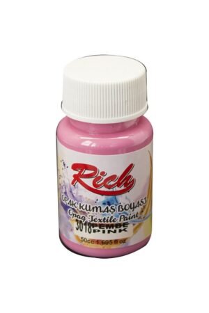 3018 fabric paint 3018 Pink - Rich Fabric Acrylic Paint 50 cc