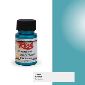 3144 Turquiose 3144 Turquoise - Rich Fabric Metallic Paint 50 cc