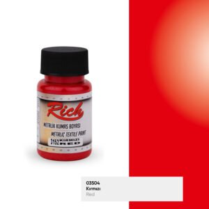 3152 Red - Rich Fabric Metallic Paint 50 cc
