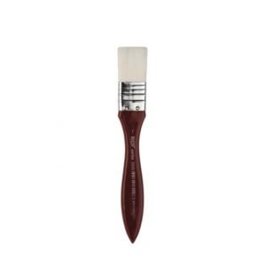 3500 White Synthetic, Maroon Handle Background Brush #1