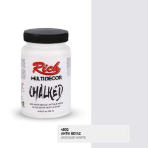 4502 Antique White - Rich Multidecor Chalked Ultra Matte Acrylic Paint 250 cc