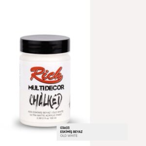 4504 Old White - Rich Multidecor Chalked Ultra Matte Acrylic Paint 100 cc
