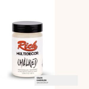 4508 Snowdrop - Rich Multidecor Chalked Ultra Matte Acrylic Paint 100 cc