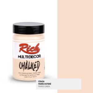 4510 4510 Paris Linen - Rich Multidecor Chalked Ultra Matte Acrylic Paint 100 cc