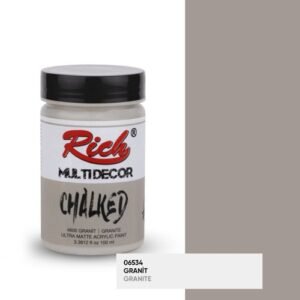 4600 4600 Granite - Rich Multidecor Chalked Ultra Matte Acrylic Paint 100 cc