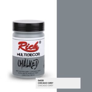 4602 4602 Chicago Grey - Rich Multidecor Chalked Ultra Matte Acrylic Paint 100 cc
