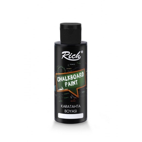 1648 Black - Rich Chalked Board Paint 120 cc