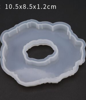 Coaster with Hole Coaster - Irregular Geode - M010