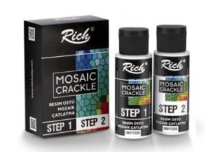 041883 Rich Mosaic Crackle Set Step 1 & 2