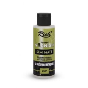 01723 Rich Water Based Varnish Semi Matt 120 cc