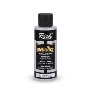 Silver 732 Silver - Rich Metallic Acrylic Paint 700 cc