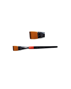 KS Flat Head High Quality Synthetic Hair Brush No. 6