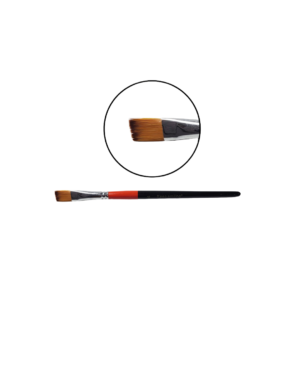 KS Flat Head High Quality Synthetic Hair Brush No. 4