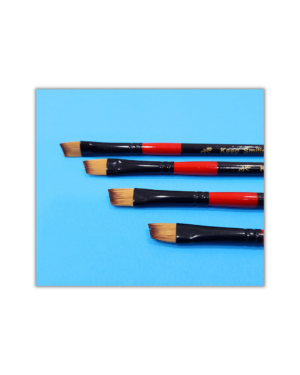 Angle Head High Quality Synthetic Hair Brush No. 3/8