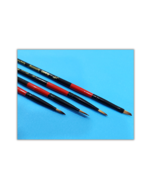 Angle Head High Quality Synthetic Hair Brush No. 1/8
