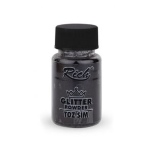 9128 Black Glitter Powder 50 cc