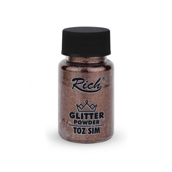 9126 Brown Glitter Powder 50 cc