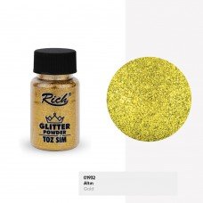 gold 9100 Gold Glitter Powder 50 cc