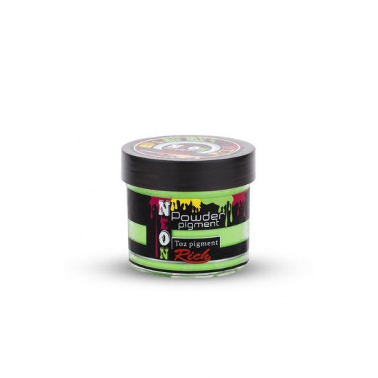 green 11018 Green Neon Pigment Powder 60 cc